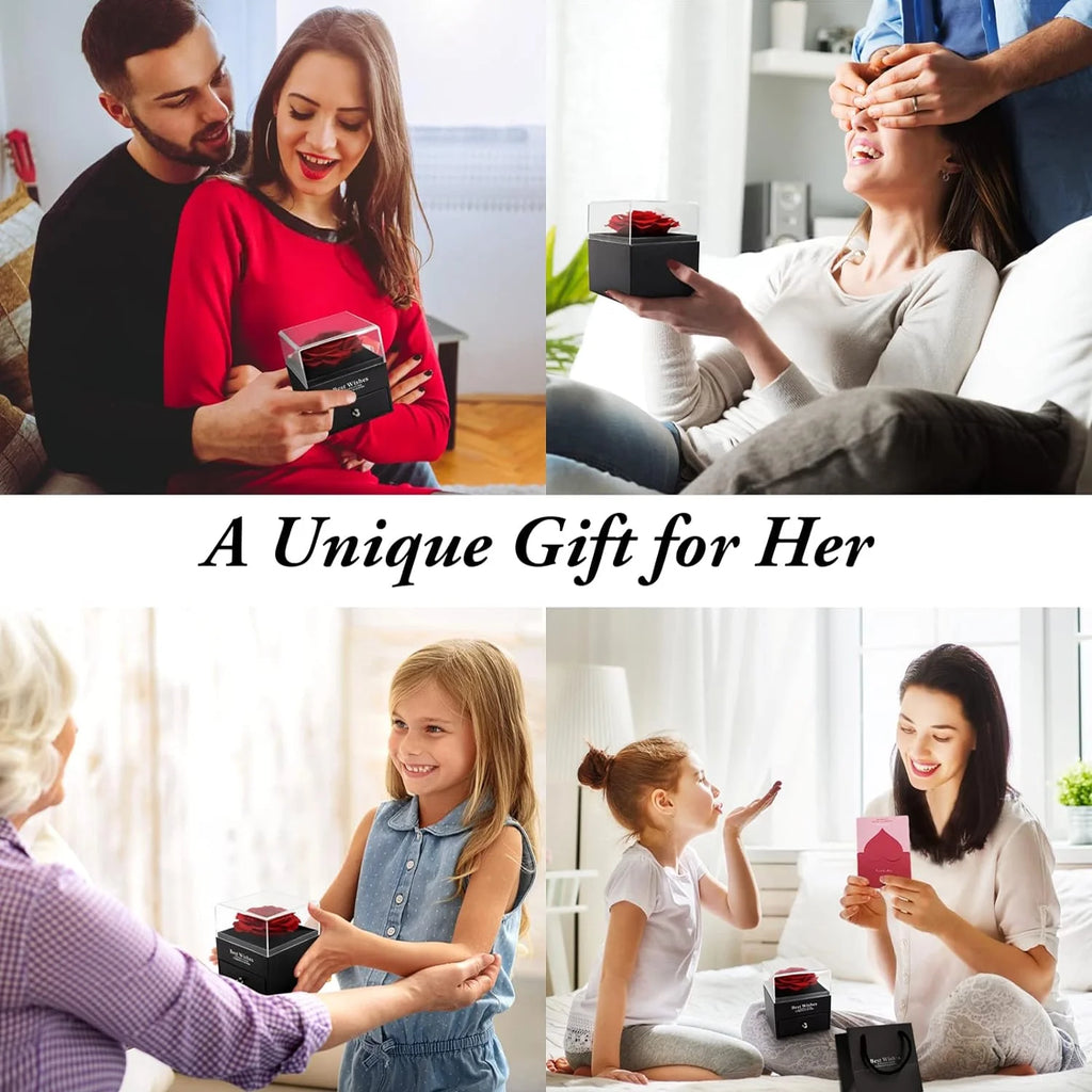 Eternal Love Red Rose Necklace – A Heartfelt I Love You Gift