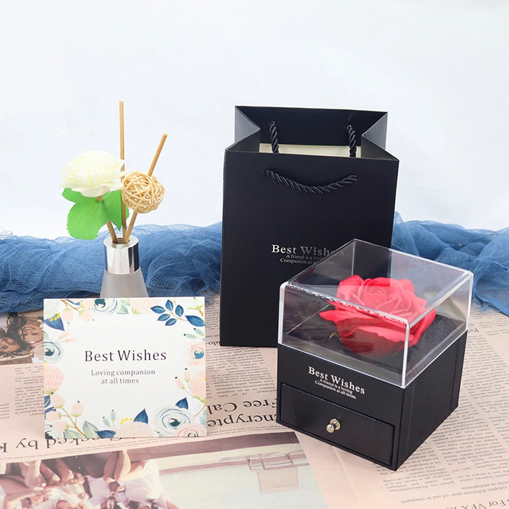 Eternal Love Red Rose Necklace – A Heartfelt I Love You Gift