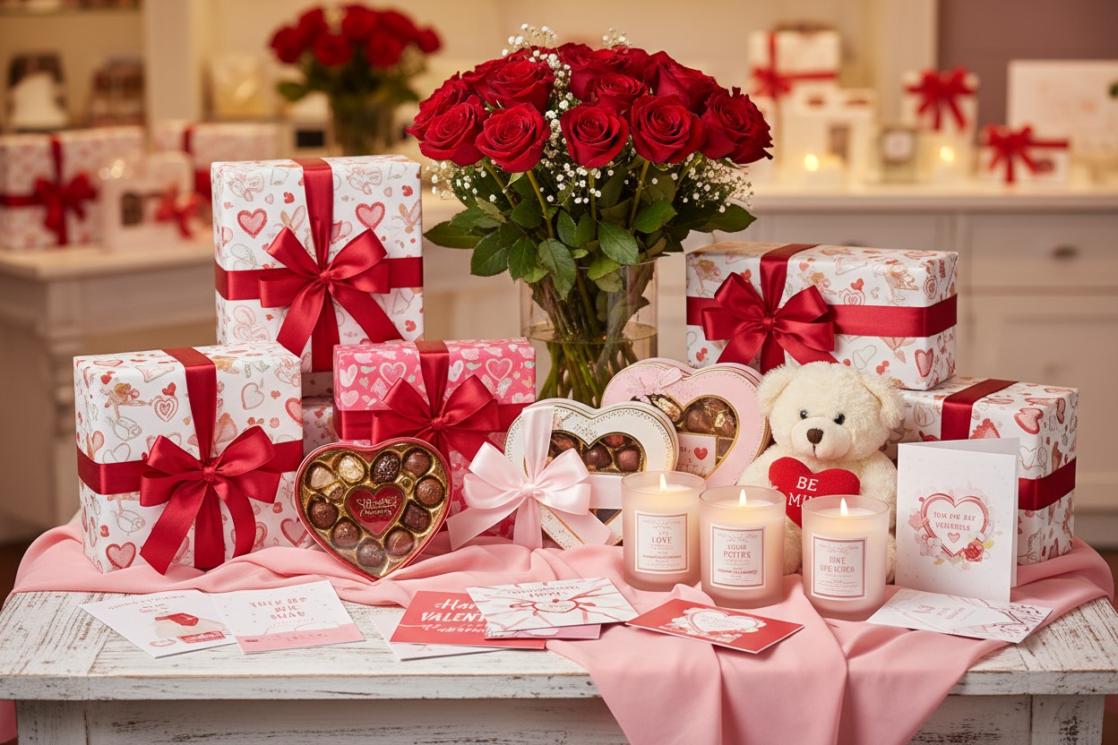 cute valentines gift display